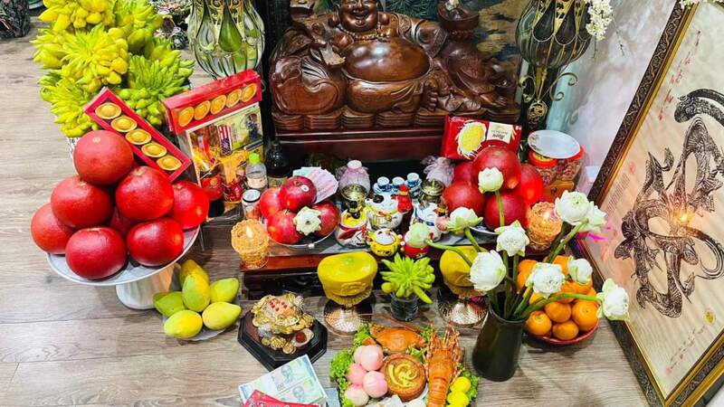 Bố trí Bàn Thờ Thần Tài theo phong thủy