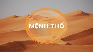 Tổng quan về mệnh Thổ và sức khỏe